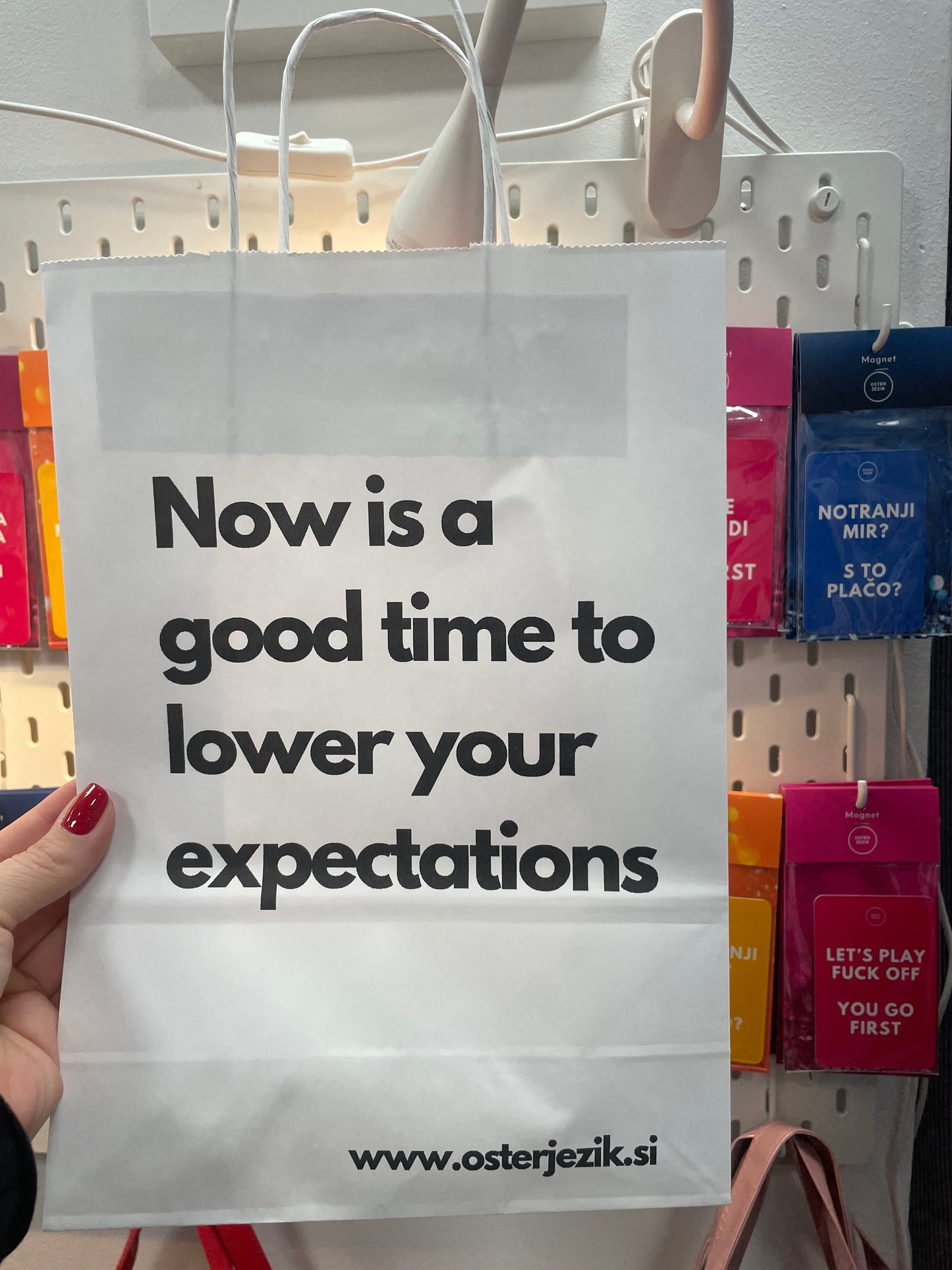 Darilna vrečka "Now is a good time..."