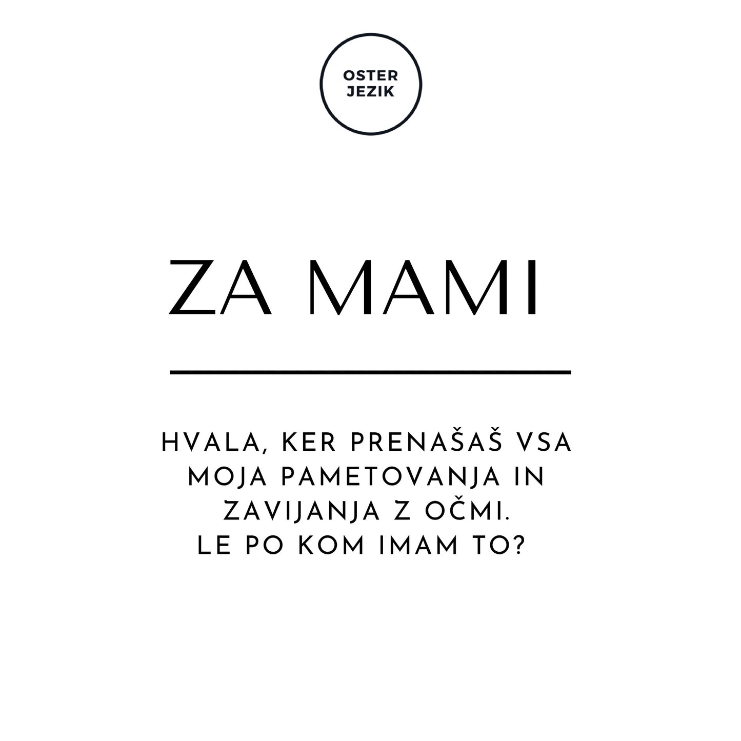 Magnet "ZA MAMI"