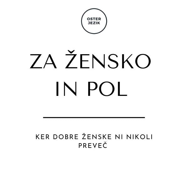 Magnet "ZA ŽENSKO IN POL"
