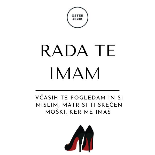 Magnet "RADA TE IMAM"