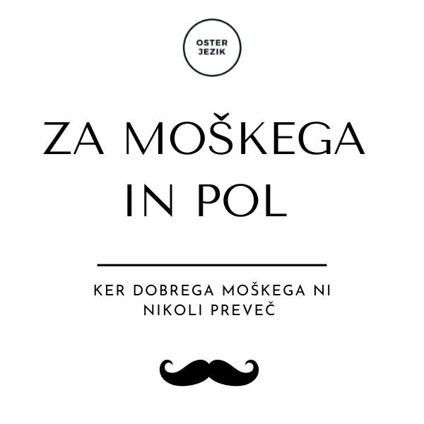 Magnet "ZA MOŠKEGA IN POL"