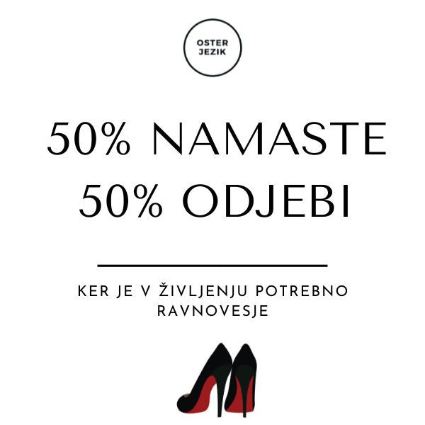 Magnet "50% NAMASTE 50% ODJEBI"