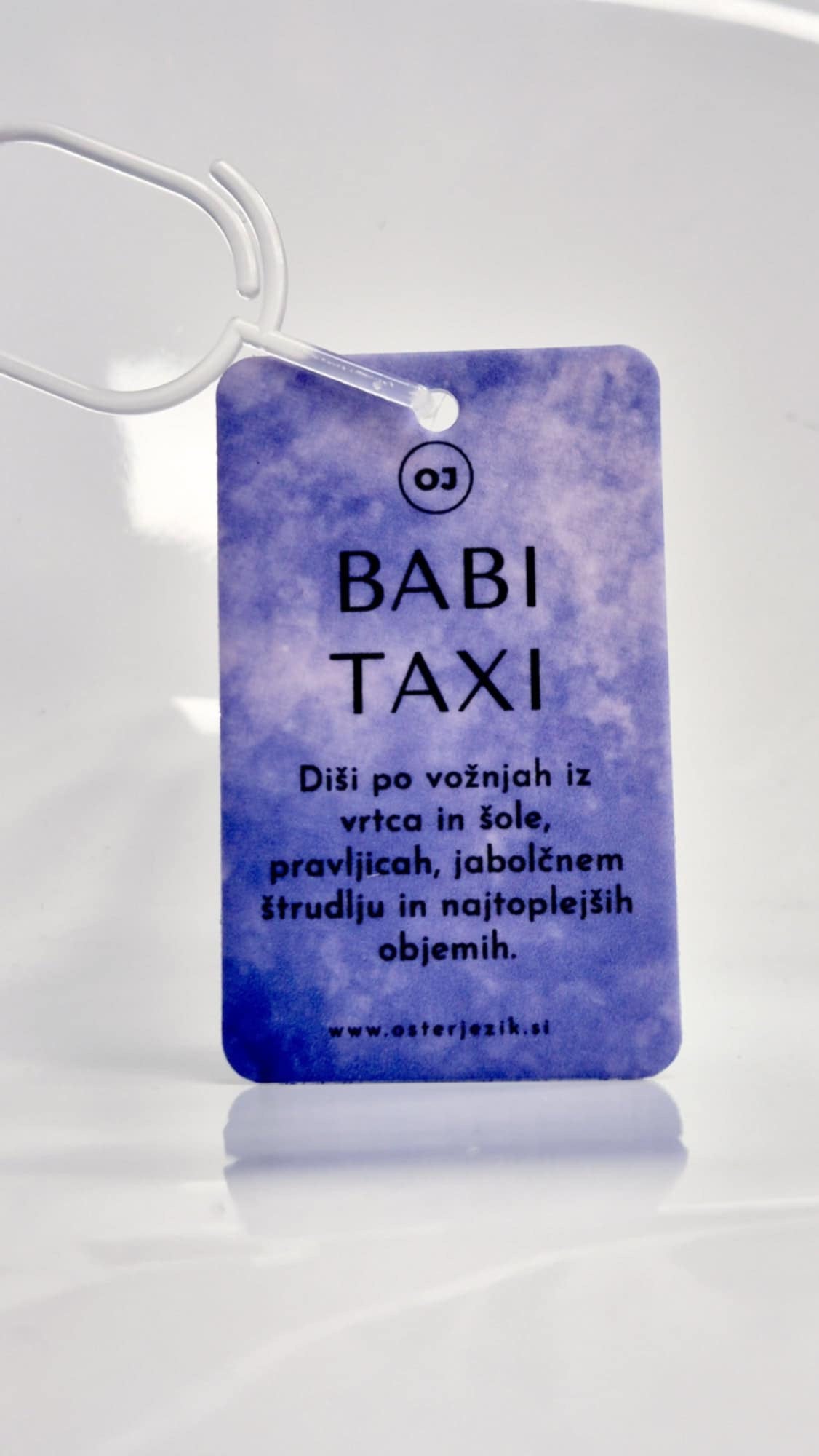 Dišeča obešanka "BABI TAXI" (vonj pomaranče)