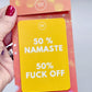 Magnet 50% NAMASTE,... barva kurkume