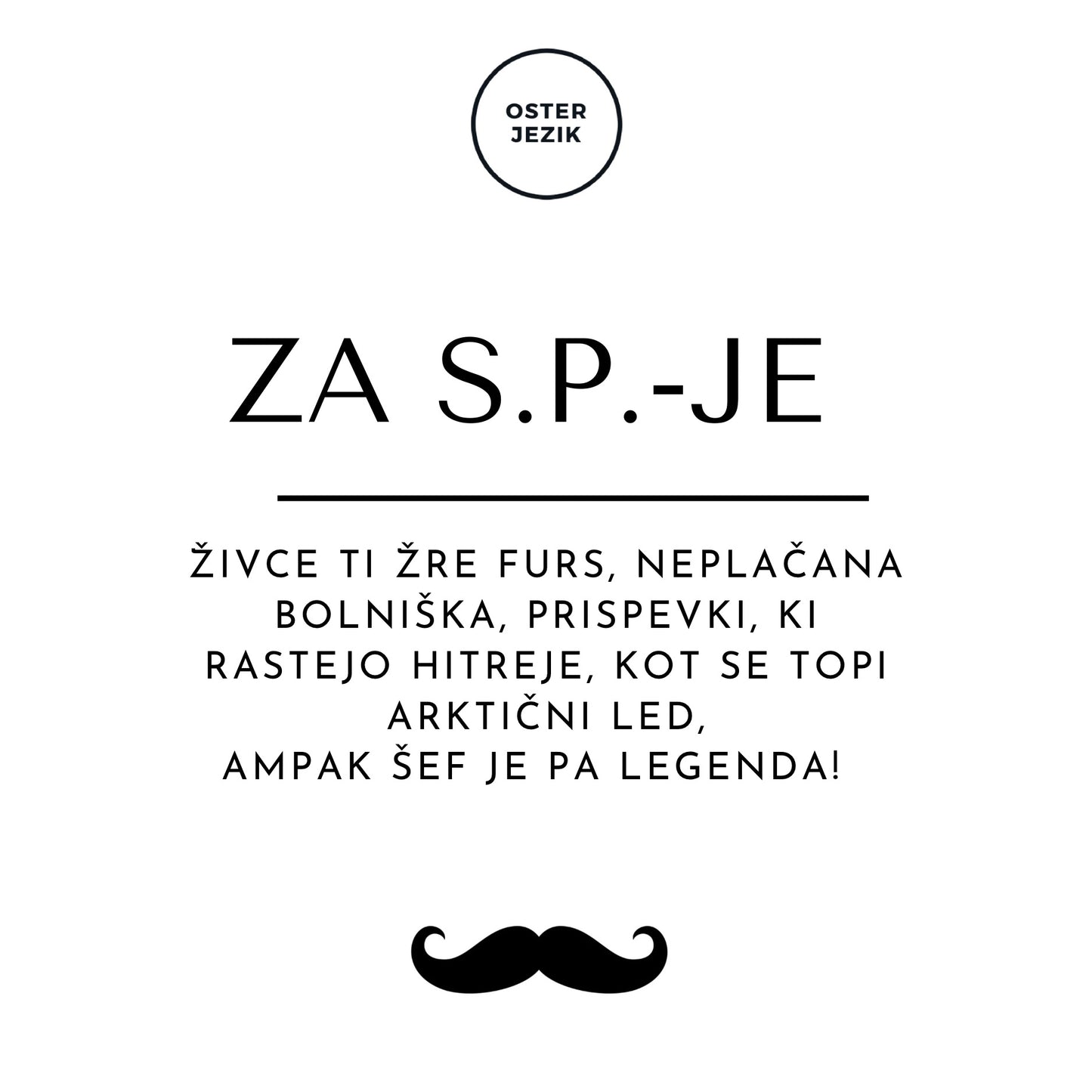 Magnet "ZA S.P.-JE" (šef)