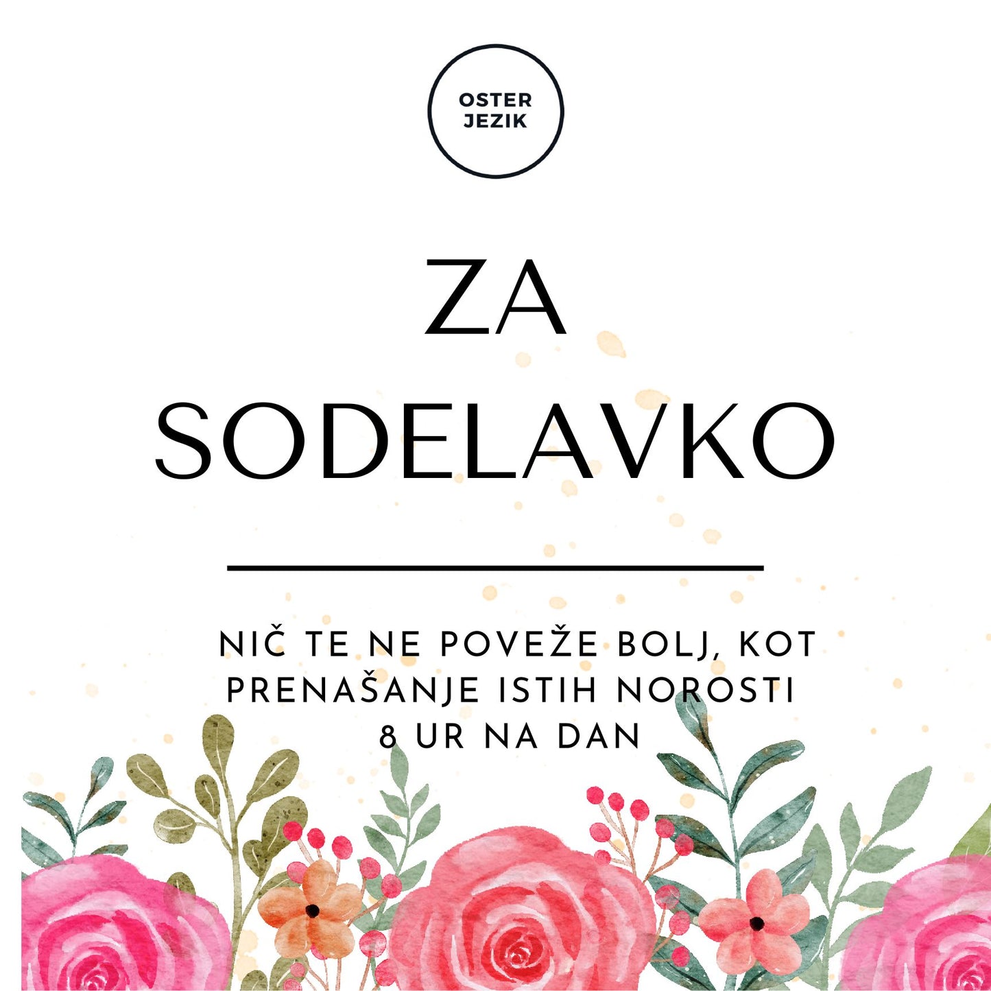 Magnet "ZA SODELAVKO"