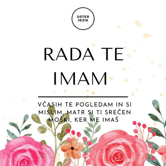 Magnet "RADA TE IMAM"