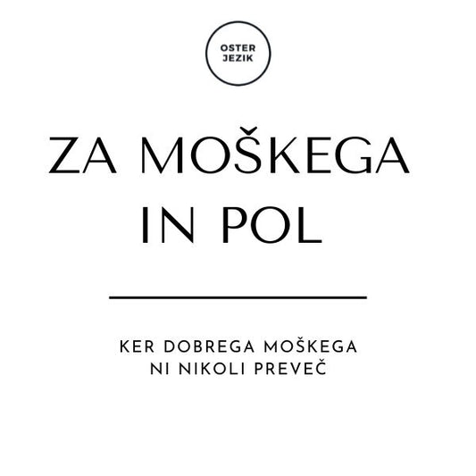 Magnet "ZA MOŠKEGA IN POL"